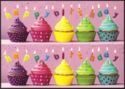 Happy Birthday (cupcakes With Letter Candles)