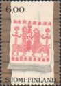 Folk Art, Small Towel with Karelian Embroidery