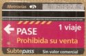 Pase - Prohibida Su venta - Serial M17