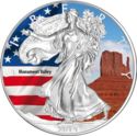 1 Dollar (Walking Liberty - America´s landmarks 1, Monument Valley)