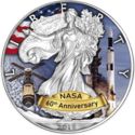 1 Dollar (Walking Liberty - 60th Anniversary of NASA, Skylab)