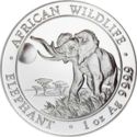 100 Shillings (African Wildlife - Elephant)