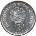 100 Intis (150th Anniversary - Birth of Marshal Caceres)
