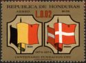 Flags of Belgium & Denmark