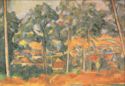 Paul Cezanne, "Village derriere les arbres", 1885
