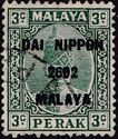 Sultan Iskandar Overprinted "DAI NIPPON 2602 MALAYA"