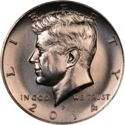 50 Cents / Half Dollar (50th Anniversary of Kennedy Half Dollar. Proof)