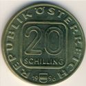 20 Schilling (100th deathanniversary composer Anton Bruckner)
