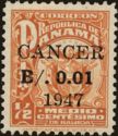 Coat of Arms Overprinted - Cancer 1947