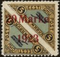 Air Mail - Surcharge and Overprint on Pair
