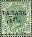 Straits Settlements with overprint PAHANG and surcharge
