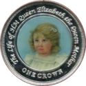 1 Crown (Life of the HM Queen Elizabeth the Queen Mother - Silver edition)