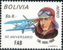 Ltn. Col. Rafael Pabón, Airplane