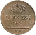 2 Tornesi (Francesco I of the Two Sicilies)