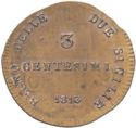 3 Centesimi (Napoleonic Occupation. Joachim Murat)