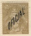 Justitia overprinted