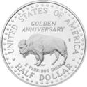 50 Cents / Half Dollar (Mount Rushmore Golden Anniversary)
