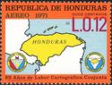 Map of Honduras and Society Emblem