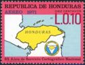 Map of Honduras and Society Emblem