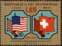 Flags of United States & Switzerland