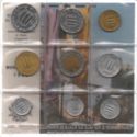 Various Lire (Mint set 1985 - Fight against drugs)
