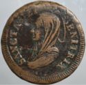 5 Baiocchi (Counterstamped Madonnina. No date)