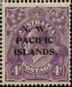 King George V (1865-1936) - Overprinted