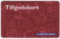 Tillgodokort