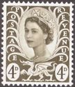 Queen Elizabeth II - 4d Wilding Portrait