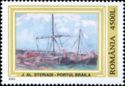 Ships in Br膬ila Harbor, by Jean Alexandru Steriadi