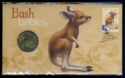 1 Dollar (Bush Babies - Kangaroo. Coin & Stamp)