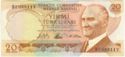 20 Turkish Lira