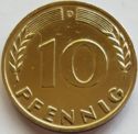 10 Pfennig (A, D, F, G, J)