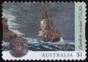 Wreck of Zuytdorp, 1712, and silver coin