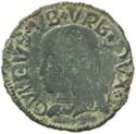 1 Quattrino (Guidobaldo I Montefeltro. No date)