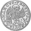 1 Ducato (Mozzo. 120 Soldi. Marino Grimani. No date)