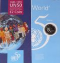 2 Pounds (50th Anniversary of the United Nations)