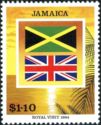 Flags of Jamaica and UK