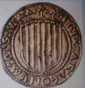 1 Real (Joannes II of Aragon and National Emblem)