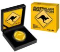 100 Dollars (Kangaroo Road Sign)