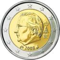 2 Euro (Albert II - 2nd map - 2nd type - 2nd portrait)
