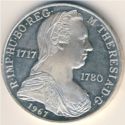 25 Schilling (250th Anniversary - Birth of Maria Theresia)