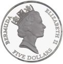 5 Dollars (375th Anniversary of Bermudian Parliament)