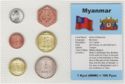 Various Kyats (Coin set 1994)