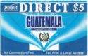 Direct Guatemala prepaid phone card