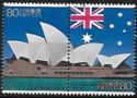 Sydney Opera House & National Flag of Australia