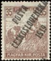 Hungarian Stamps from 1916-18 overprinted