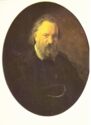 Nikolay Ge. Portrait of the writer Alexander Ivanovich Herzen. 1867