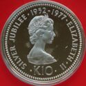 10 Kina (Silver Jubilee of Queen Elizabeth II)