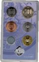 Various Yen (Mint set 2018 - 29th International Coin Convention)